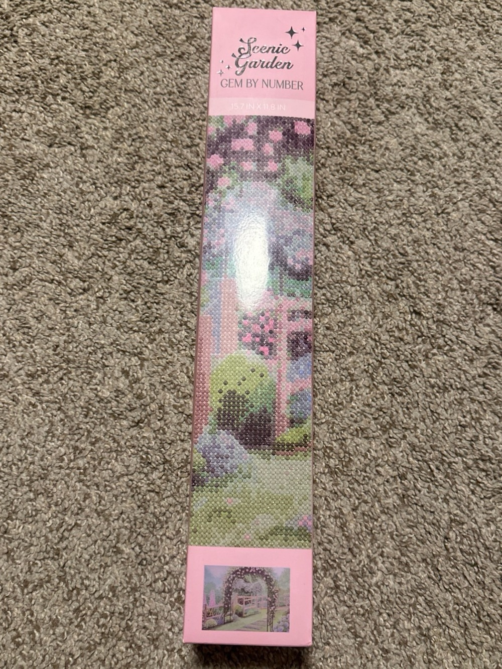 Gem by Number - Pink Garden Accessory